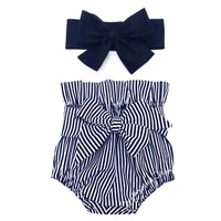 Tiny Black Stripe High Waisted Bloomers