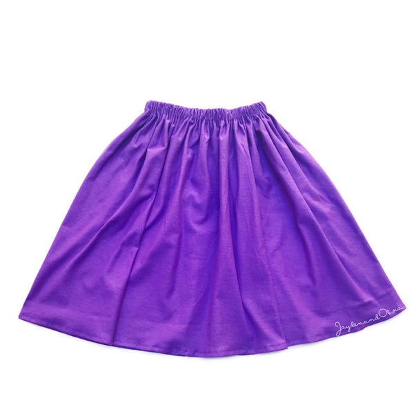 Purple Grape Maxi Skirt