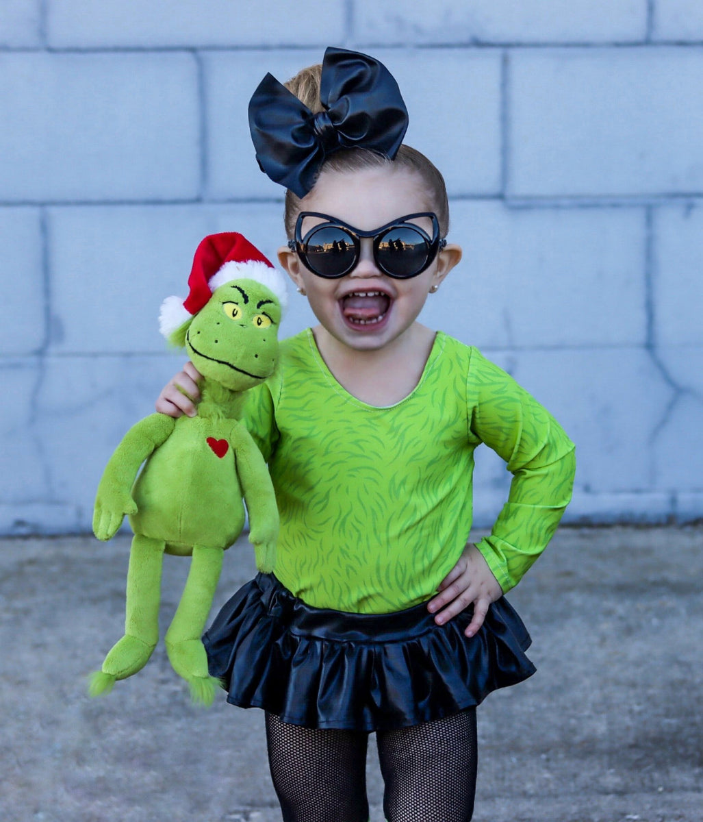 Grinch Fur Leotard JaydenandOlivia