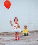White Pennywise inspired Romper