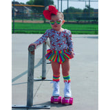 Rainbow Stripes Bloomer Skirt