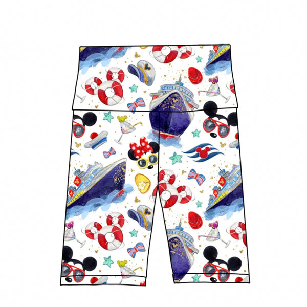 Disney Cruise Biker Shorts