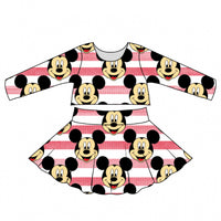 Mickey Stripes Twirl Skirt