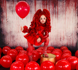 DELUXE Red Clown Romper