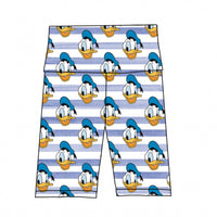 Donald Duck Stripes Biker Shorts