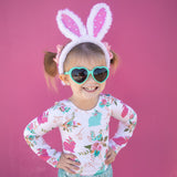 Hot Pink Bunny Floral