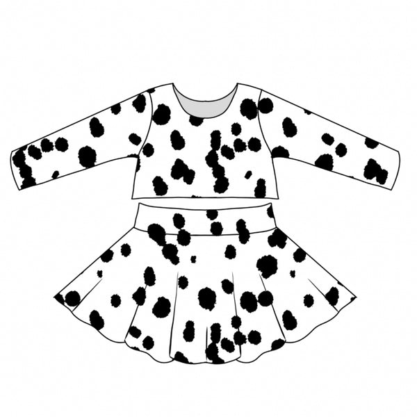 Dalmatian Twirl Skirt