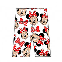 Minnie Heads & Bows Biker Shorts