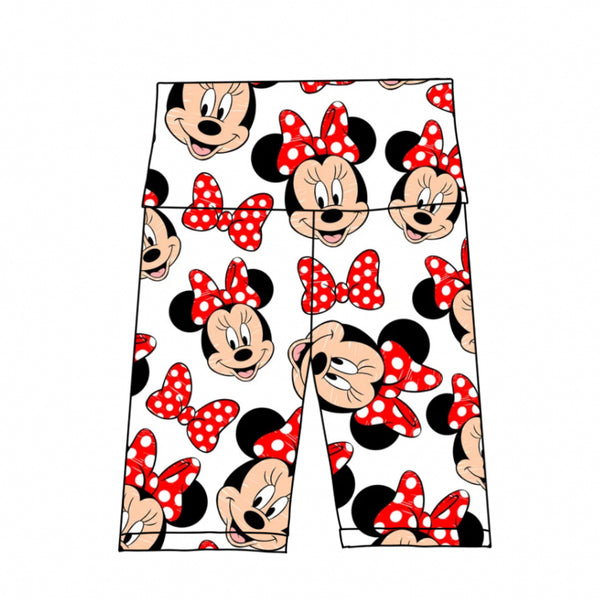 Minnie Heads & Bows Biker Shorts