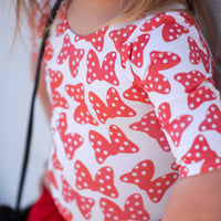 Red Polka Dot Minnie Bows