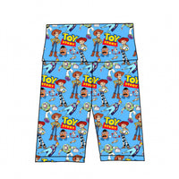 Blue Toy Story & Friends Biker Shorts