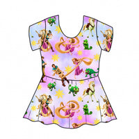 Rapunzel Peplum Top