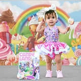 BABY PINK DELUXE CaNdyLaNd  inspired Romper