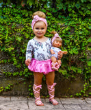 Solid Ballerina Pink Bloomer Skirt