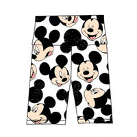 Mickey Heads Sketch Biker Shorts