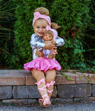 Solid Ballerina Pink Bloomer Skirt