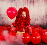 DELUXE Red Clown Romper