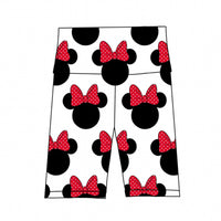 Minnie Head Bows Biker Shorts