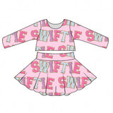 Pink Taylor Swift "SWIFTIES" Twirl Skirt