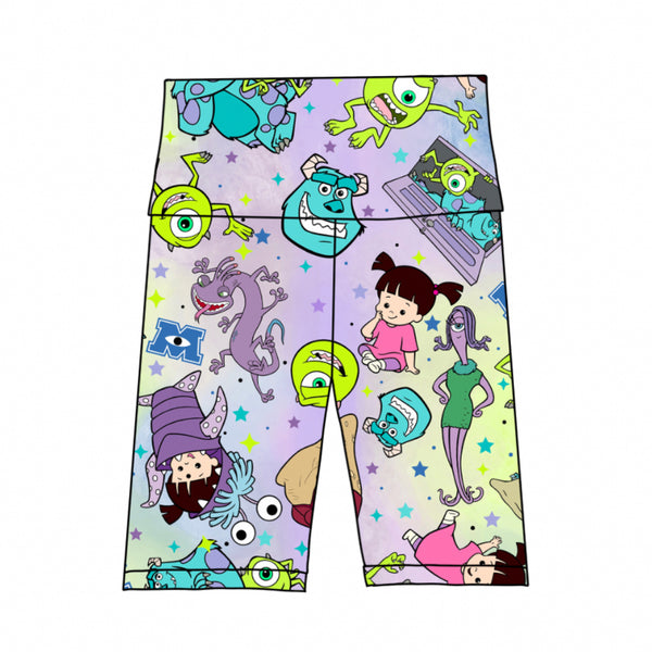 Monsters Inc Biker Shorts