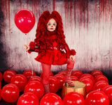 DELUXE Red Clown Romper