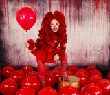 DELUXE Red Clown Romper