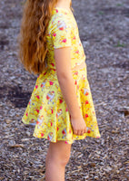 Yellow Winnie the Pooh Twirl Skirt