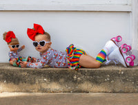 Rainbow Stripes Bloomer Skirt