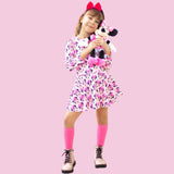 Baby Pink Minnie Polka Dots
