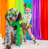 Rainbow Stripes Bloomer Skirt