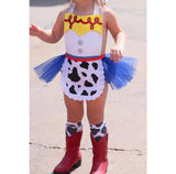 Cow Print Western Romper