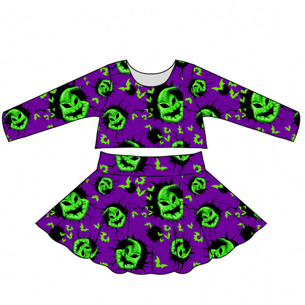 Purple Oogie Boogie Twirl Skirt