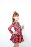 All Red Minnie Head Toss Twirl Skirt