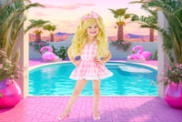 DELUXE Gingham Pink Doll inspired Romper