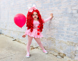DELUXE Baby Pink Clown Romper