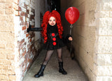 DELUXE Black Clown Romper
