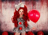DELUXE Grey Clown Romper