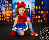 DELUXE Red & Blue Romper