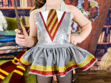 DELUXE Grey & Red Romper