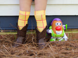 Woody inspired Knee High Socks