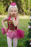 Hot Pink and GOLD NutCracker Romper