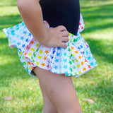 Rainbow Stars Bloomer Skirt