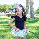 Rainbow Stars Bloomer Skirt