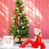 RED Elf on the Shelf inspired Romper