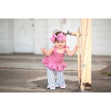 Dusty Rose Ruffled Halter Top