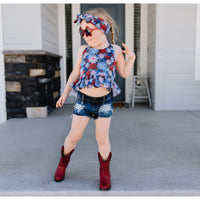 FiReWoRk Ruffled Halter Top