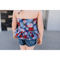 FiReWoRk Ruffled Halter Top