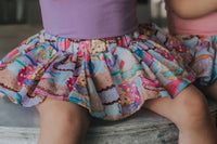 Rainbow Ice Cream Sandwiches Bloomer Skirt