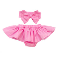 Solid Ballerina Pink Bloomer Skirt