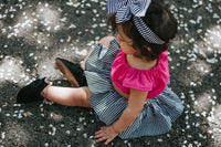 Tiny Black Stripe Bloomer Skirt